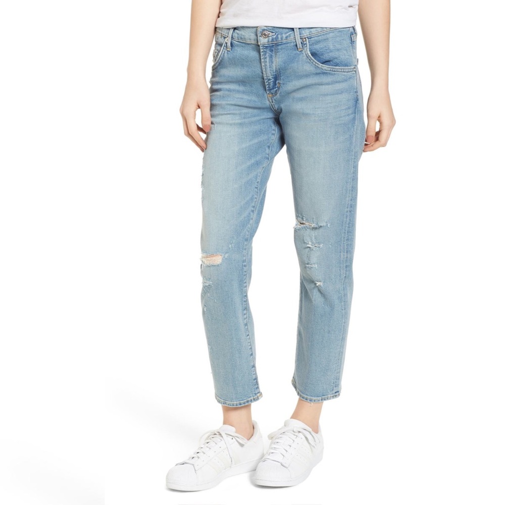 AGOLDE Isabel Slim Boyfriend Jean in Dreamer